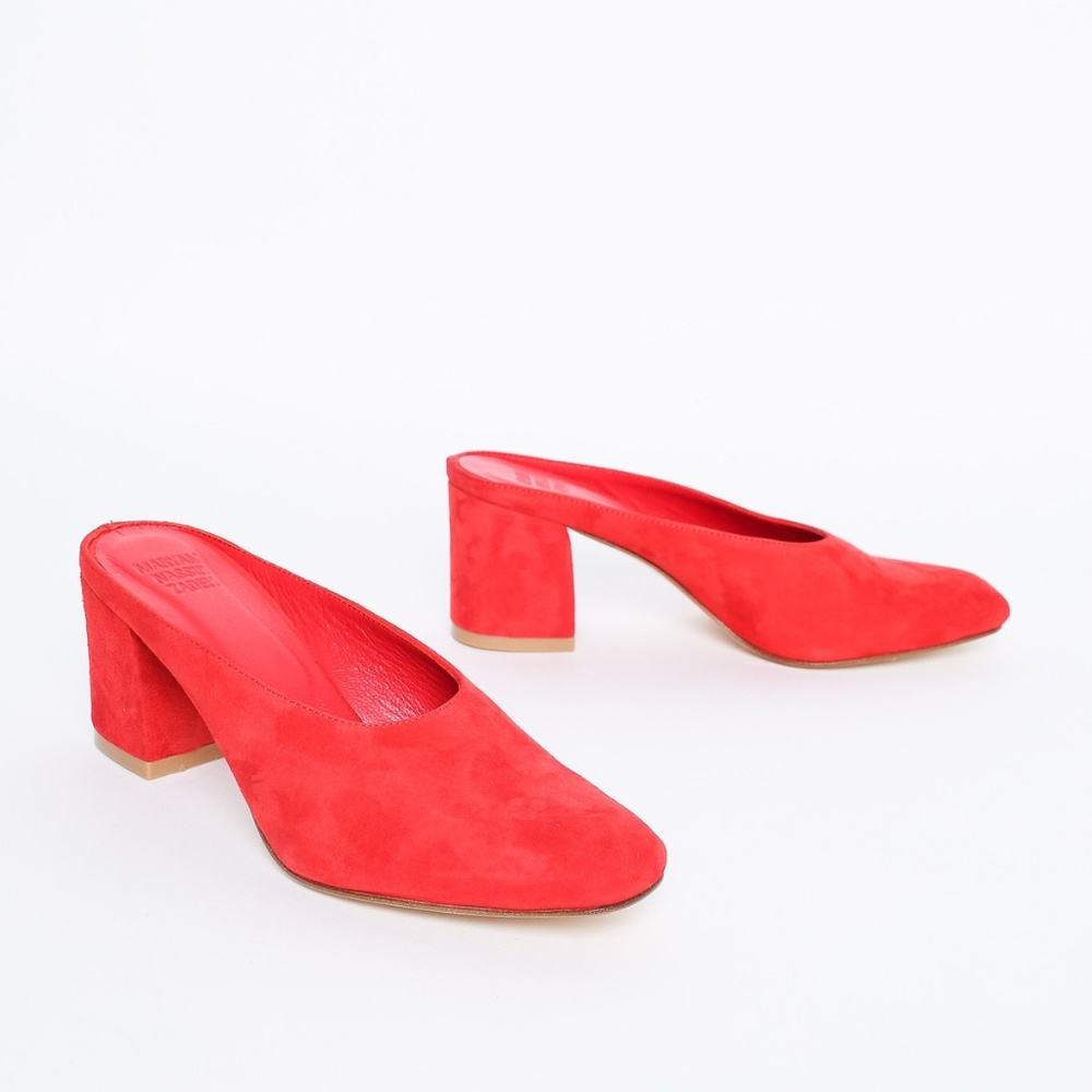 Maryam Zadeh Nassir Suede Mules